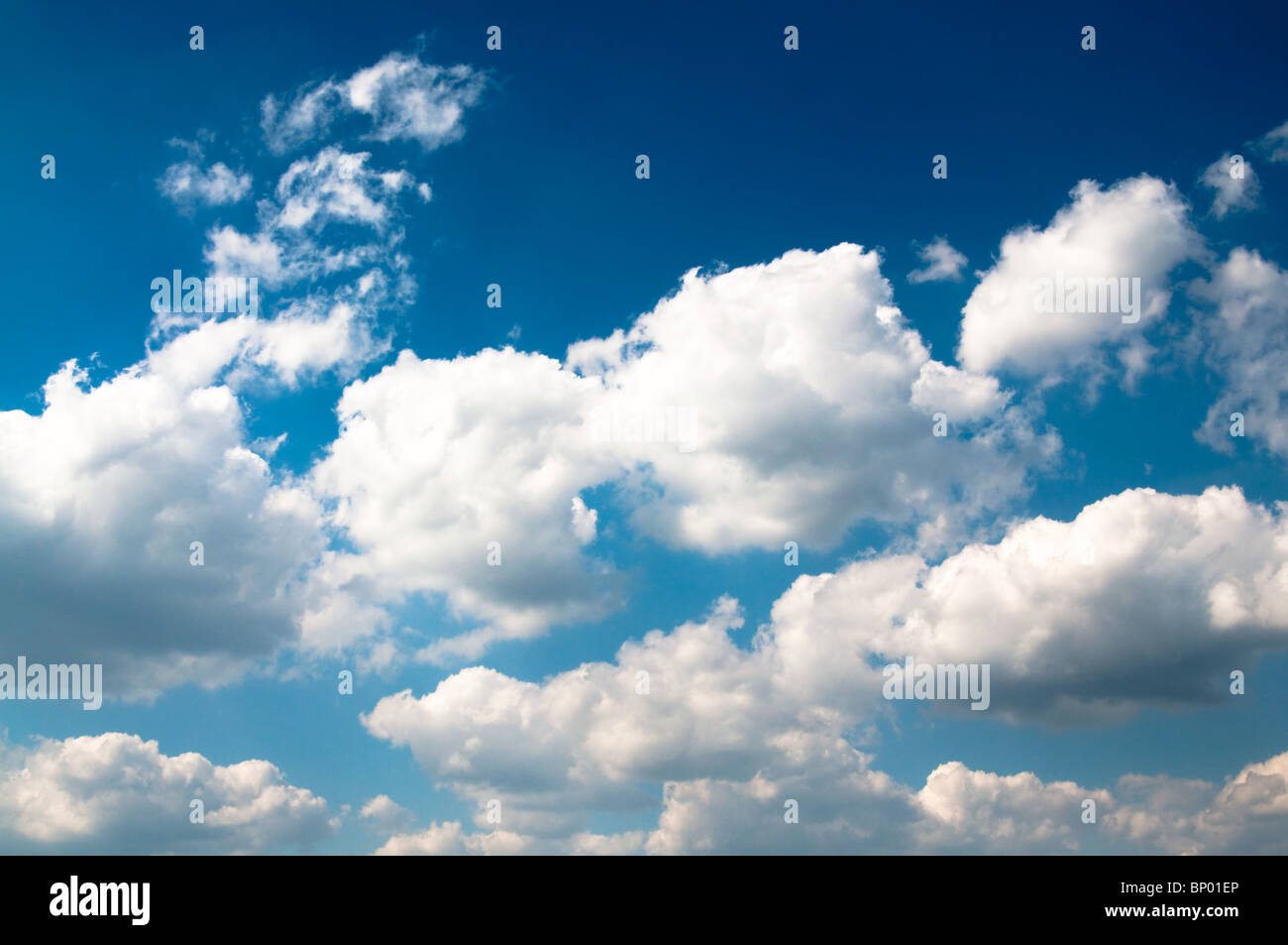 blue sky and  clouds Stock Photo