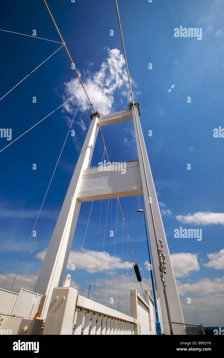 River Severn Bridge UK M4 Road Walk Cycle Way Stock Photo Alamy