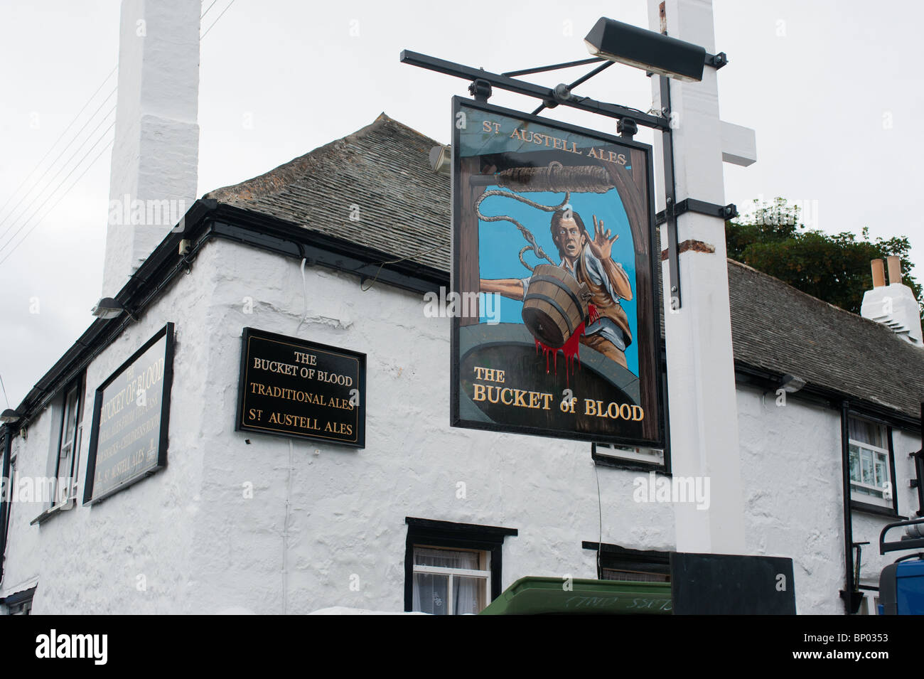 Bucket of Blood Public House, near Hayle, Cornwall Stock Photo Alamy