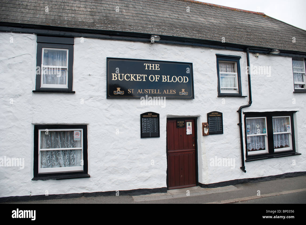 Bucket of Blood Public House, near Hayle, Cornwall Stock Photo Alamy