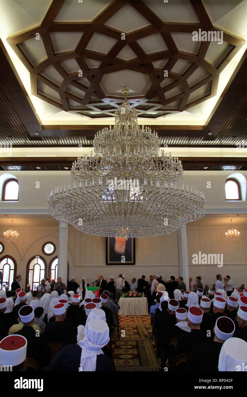 Israel, Lower Galilee, the annual Druze pilgrimage to Nabi Shueib, location of the tomb of Moses' father-in-law Jethro Stock Photo