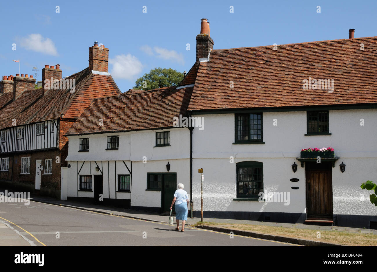 Old properties on Sheep Street in Petersfield Hampshire southern