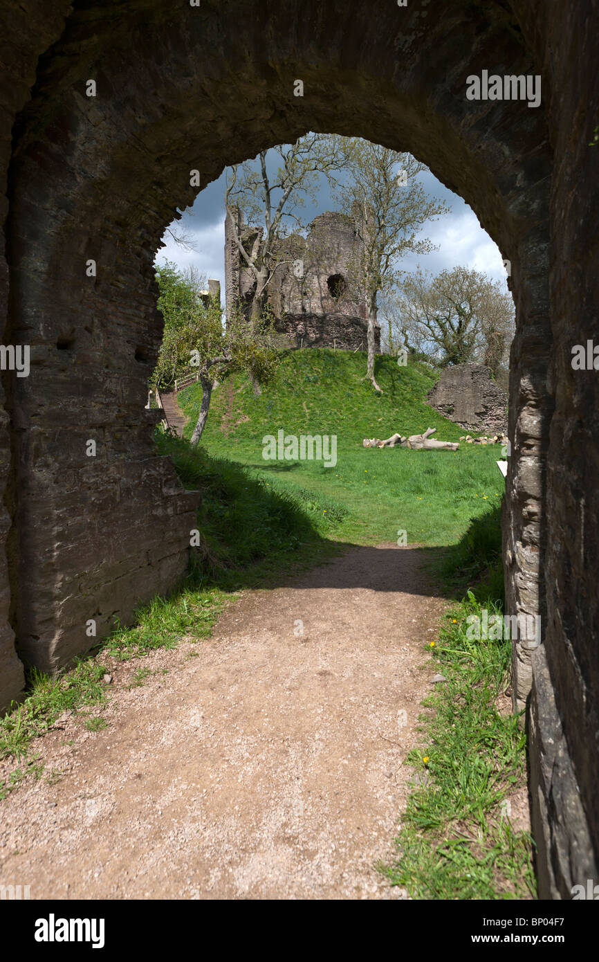 Longtown Castle. Herefordshire. Wales. GB. Europe Stock Photo Alamy