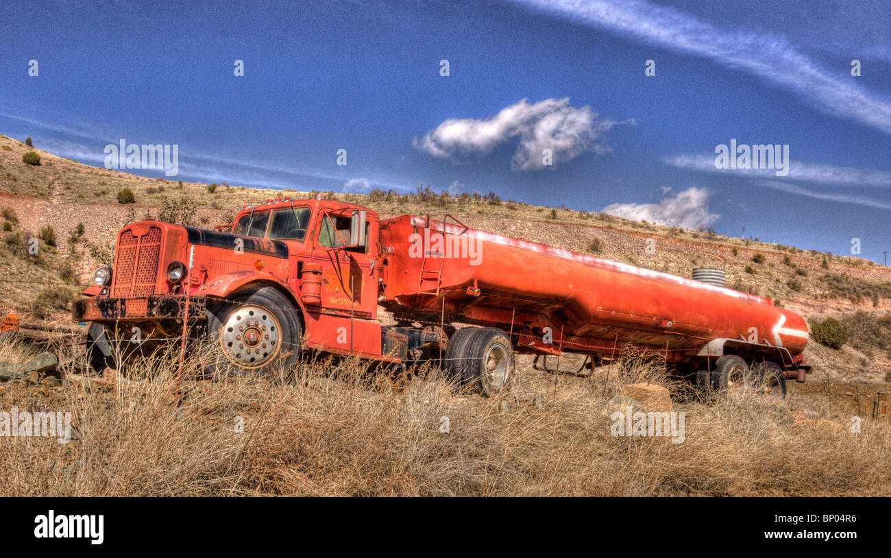 Retired Fuel Truck Stock Photo