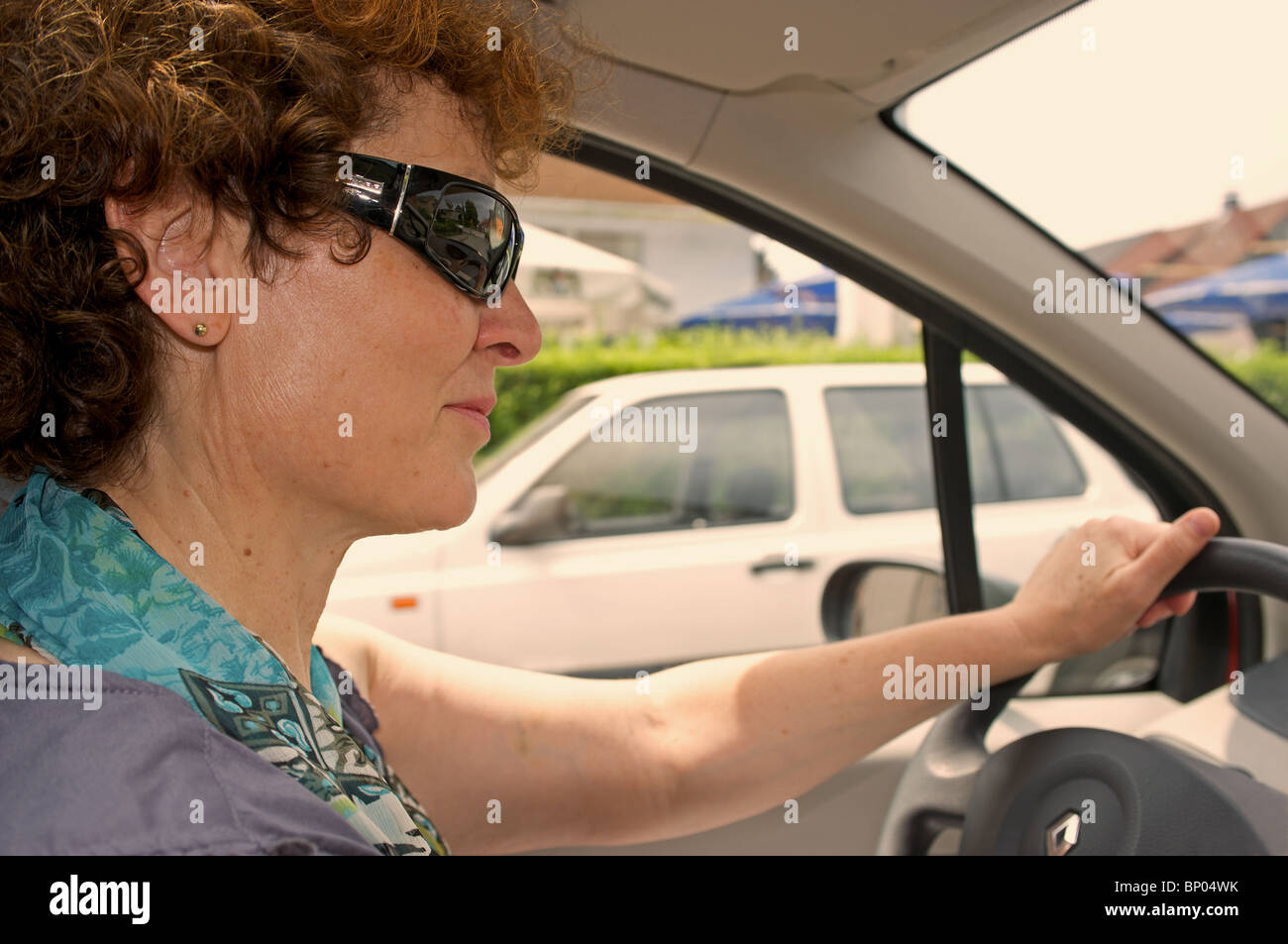 Woman germany driving car hi-res stock photography and images - Alamy