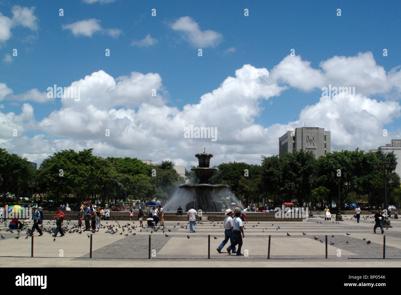 The Plaza Mayor in Guatemala City Stock Photo