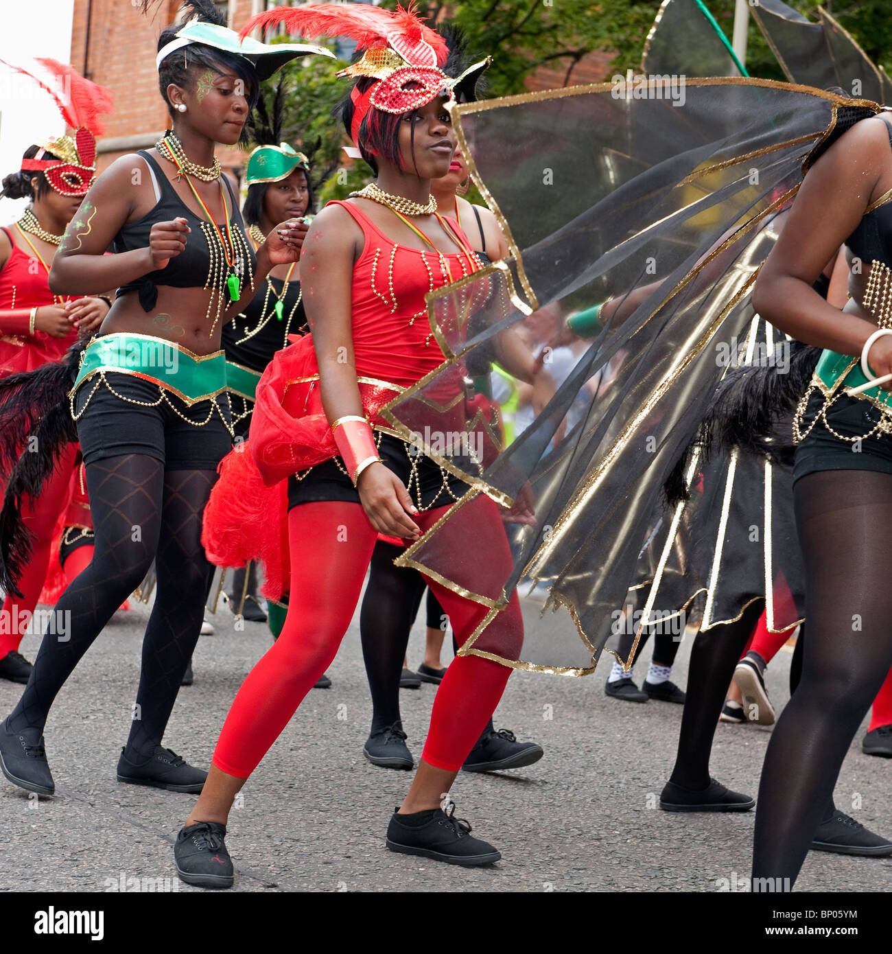 Caribbean carnival costume red hi-res stock photography and images - Alamy