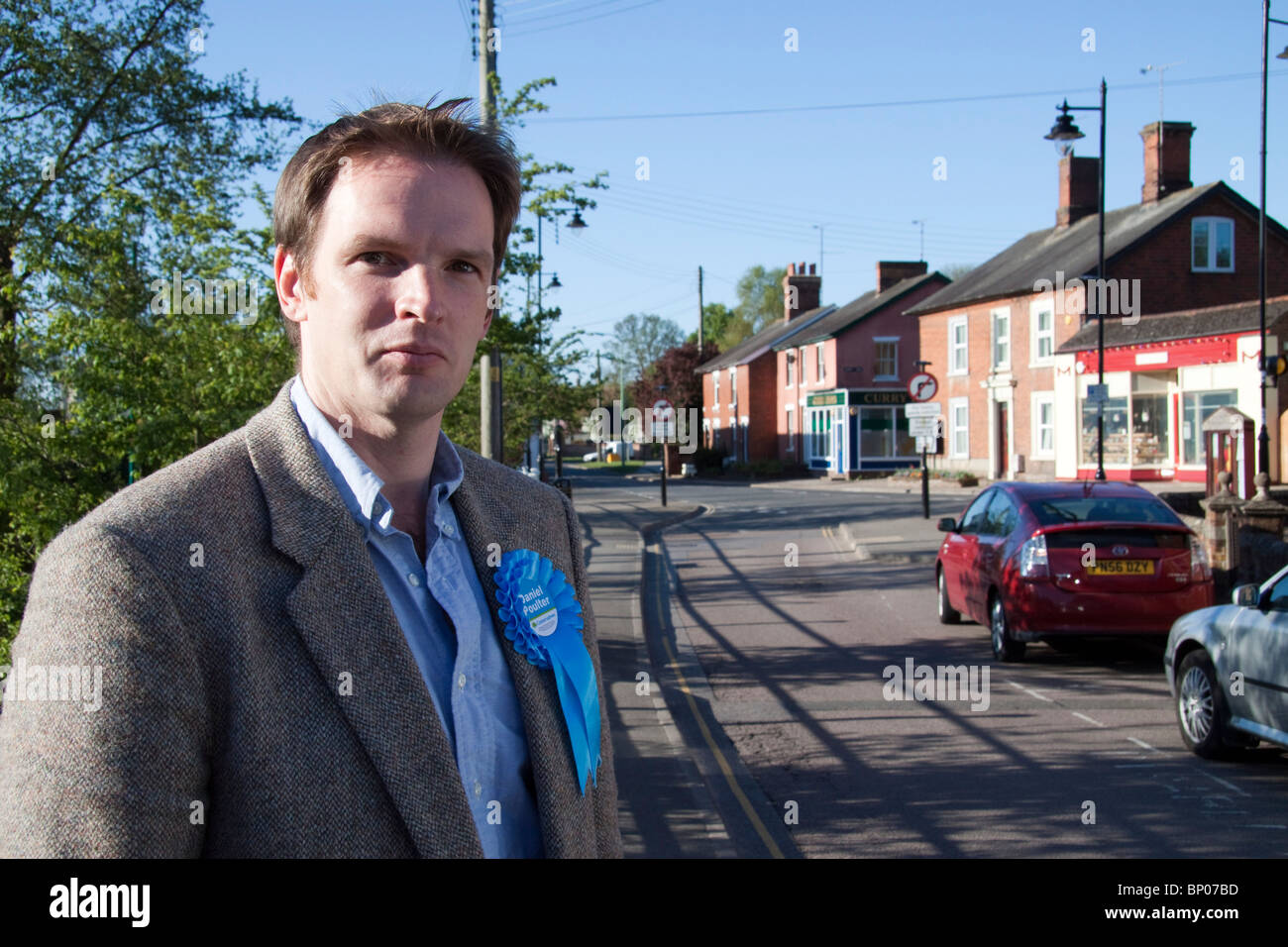 Member of Parliament for Central Suffolk Dr Daniel Dan Poulter arrives
