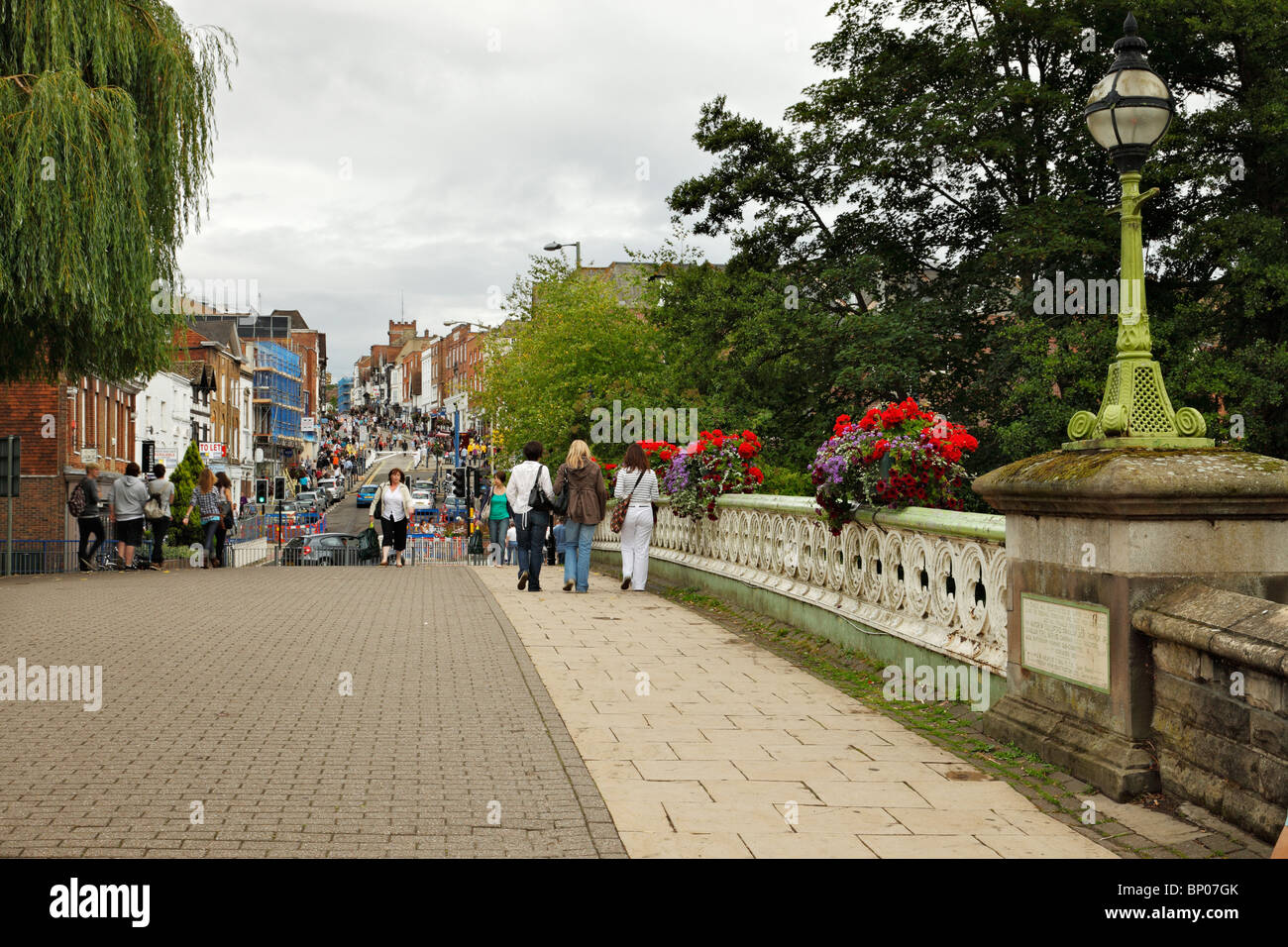 Guildford High Street. Stock Photo