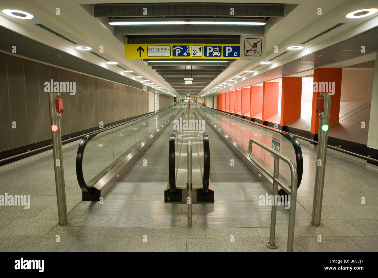 Fahrsteig - Travelator Stock Photo