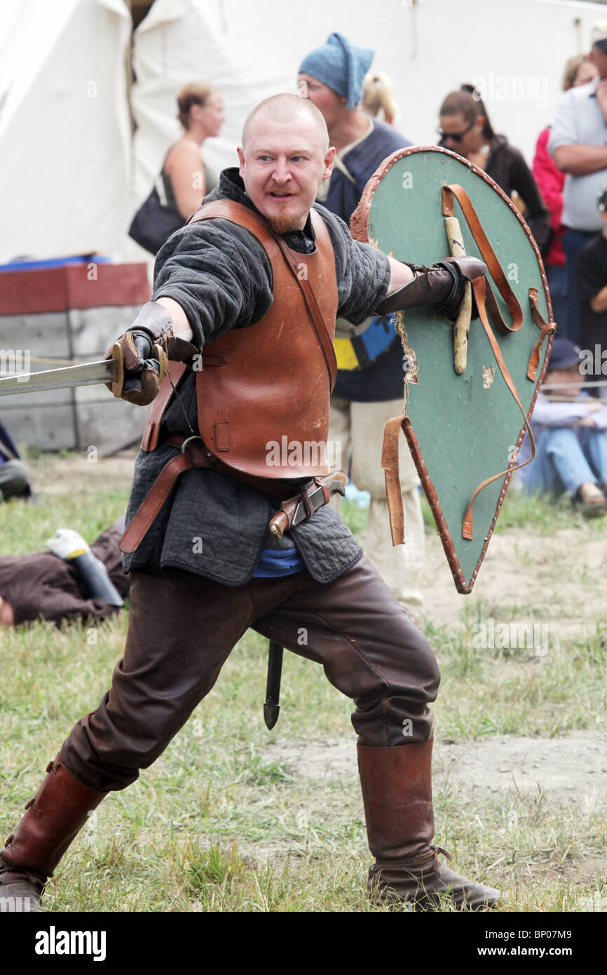 Battle reenactment finlands biggest viking hires stock photography and