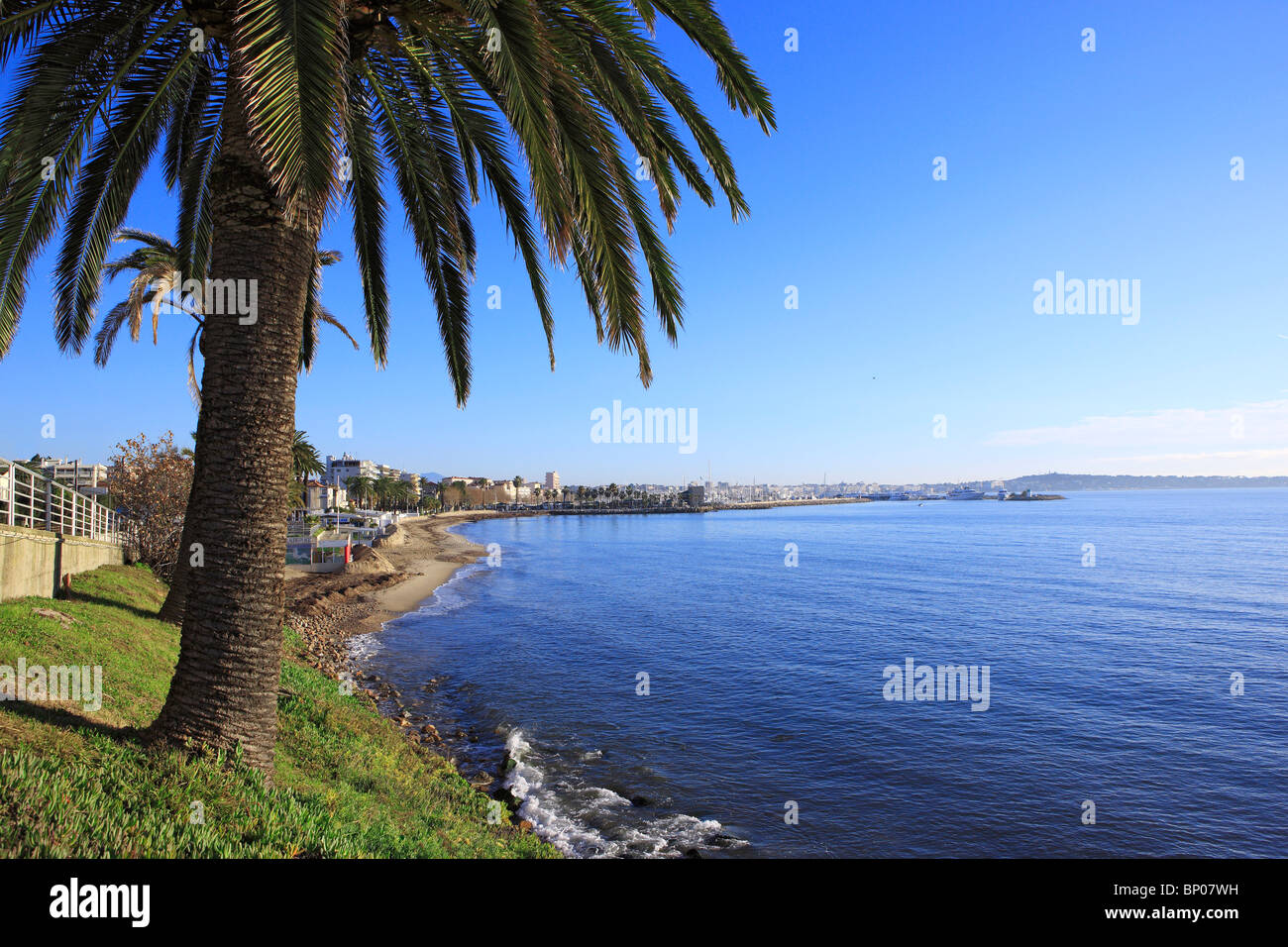 France, French Riviera, bay of Golfe Juan Stock Photo Alamy