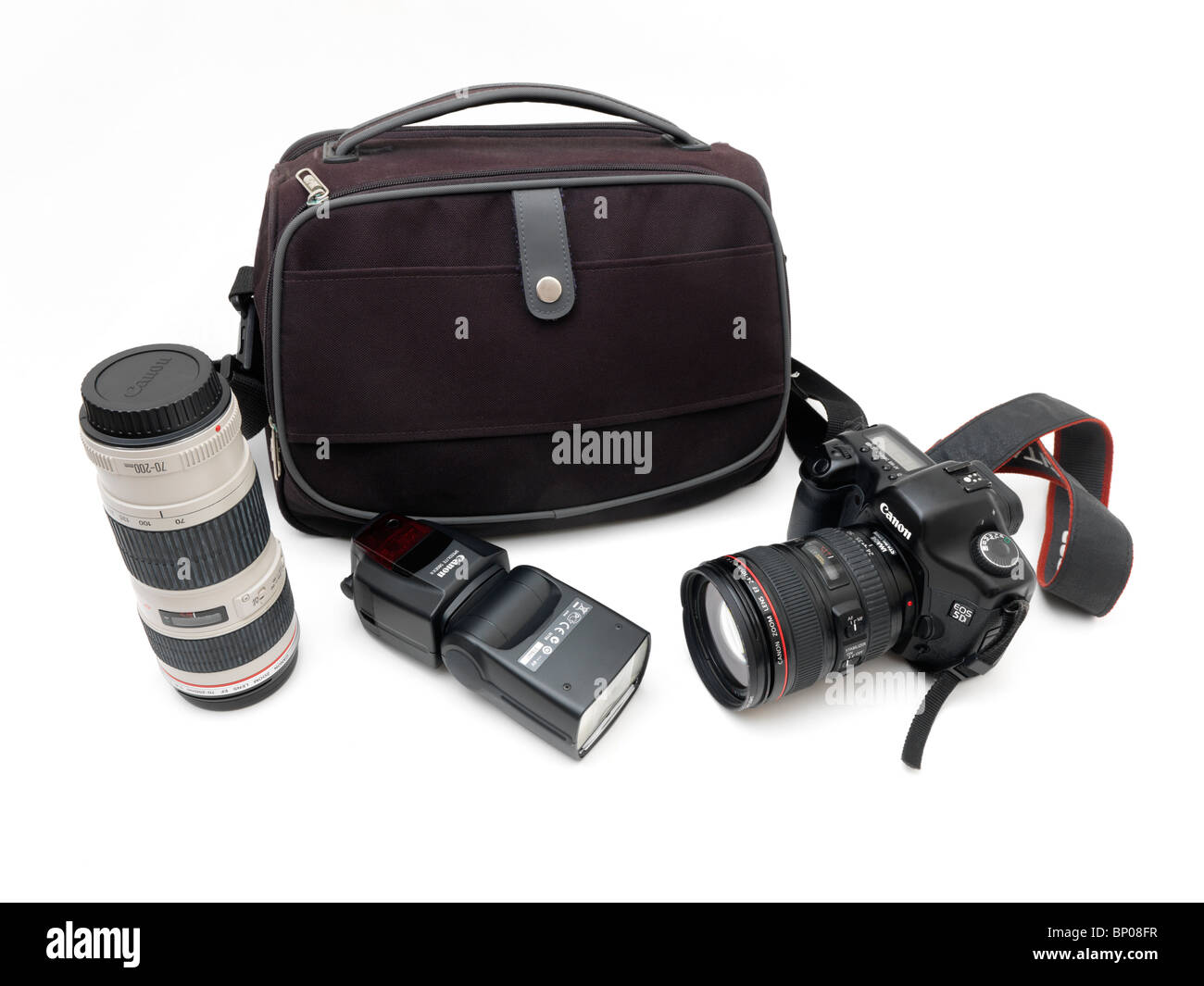 Canon Digital SLR kit Stock Photo