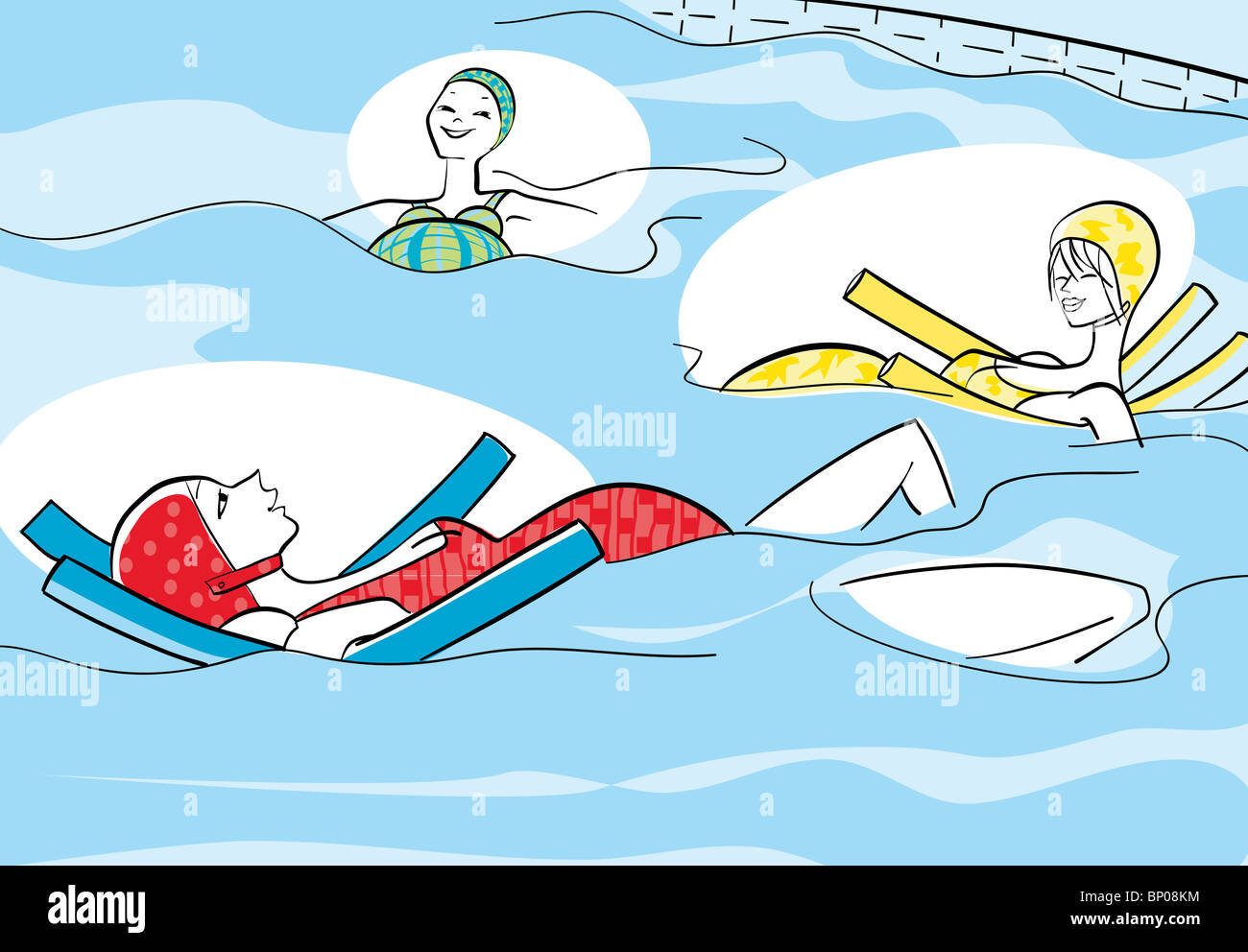 Water aerobics pregnant women hires stock photography and images Alamy