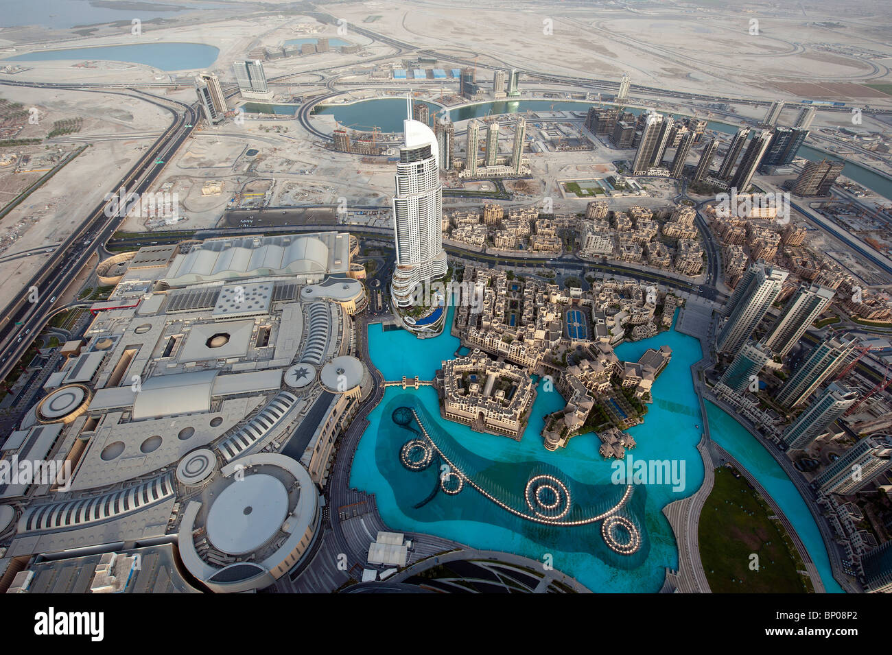 At The Top viewing platform on the Burj Khalifa, Dubai, UAE Stock Photo