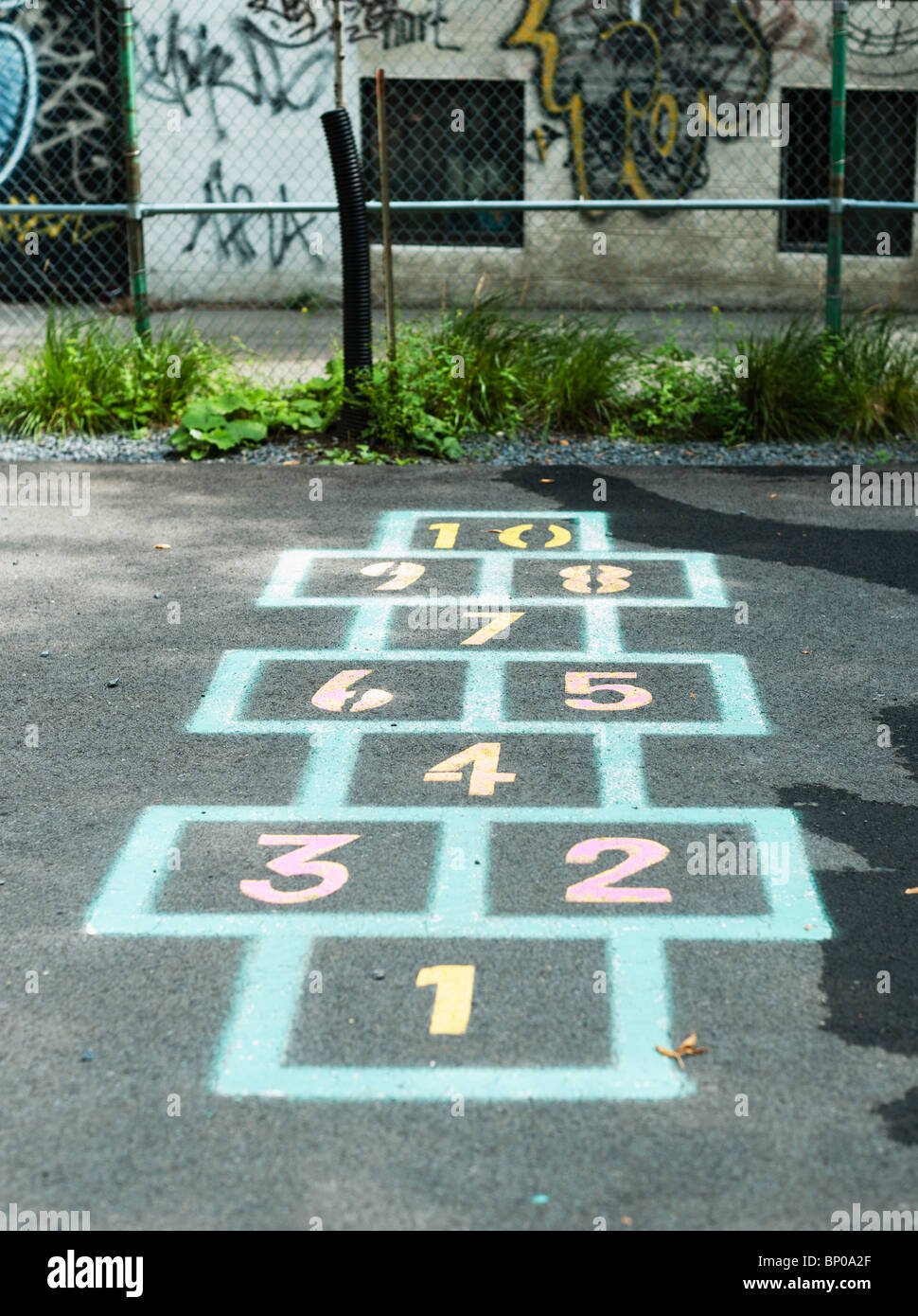 Hopscotch Stock Photo Alamy