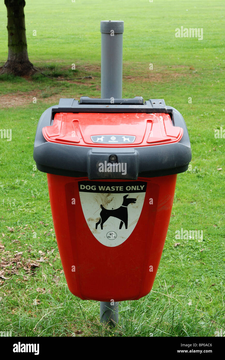 dog waste bin england UK Stock Photo Alamy