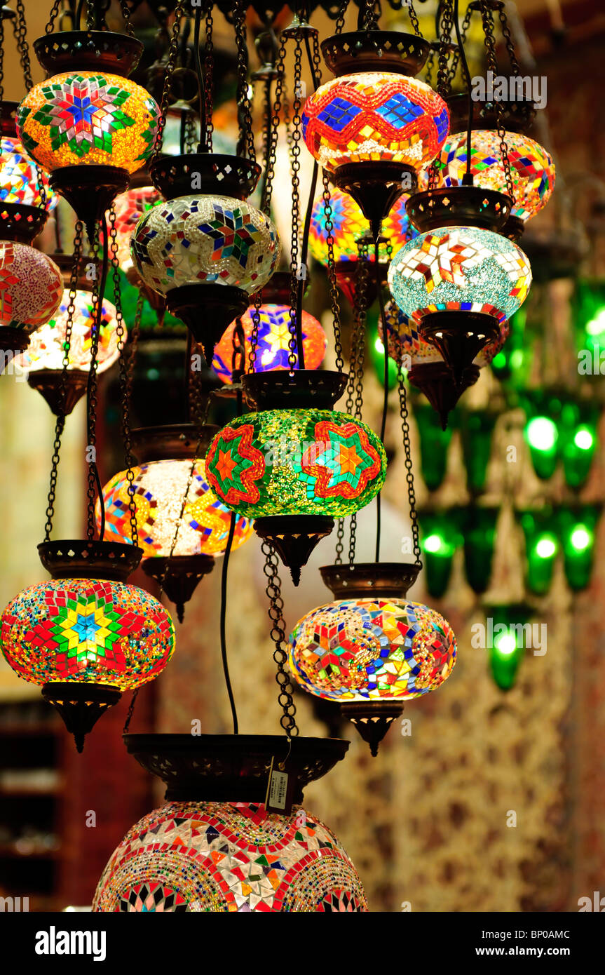 arabic hanging lamps Stock Photo - Alamy