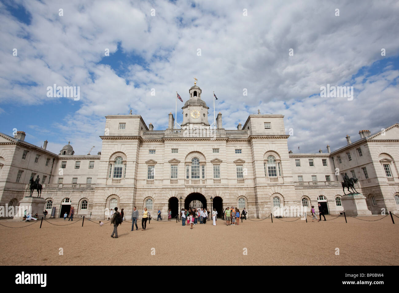 Image shows Horse Guards Parade off Whitehall in central London, United Kingdom. Photo:Jeff Gilbert Stock Photo
