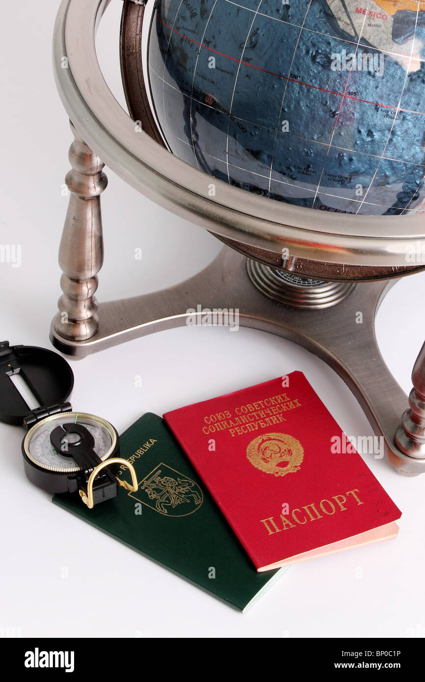 World Travel from Eastern Europe Stock Photo