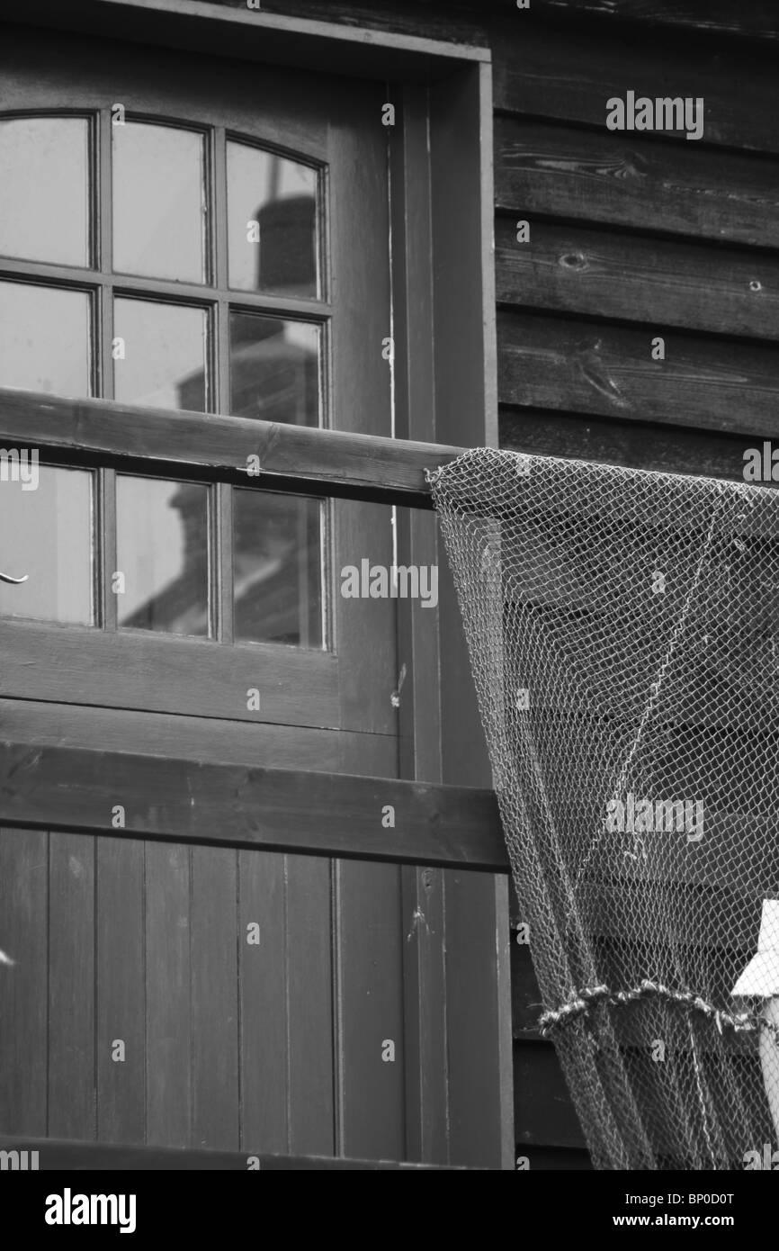 Fishing net Black and White Stock Photos & Images - Alamy