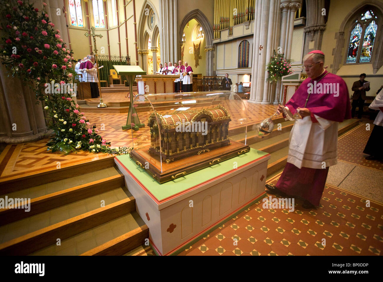 The relics of Saint Therese of Lisieux at St John's Catholic Cathedral ...