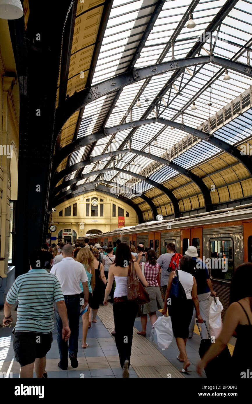 Railway Station Piraeus Athens Greece Stock Photo Alamy
