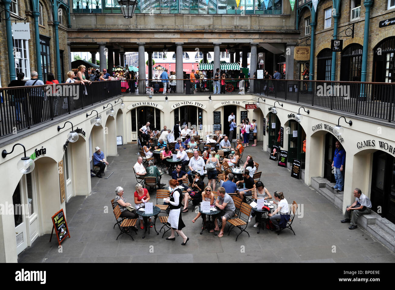 Covent Garden Food Court, London, England Stock Photo Alamy