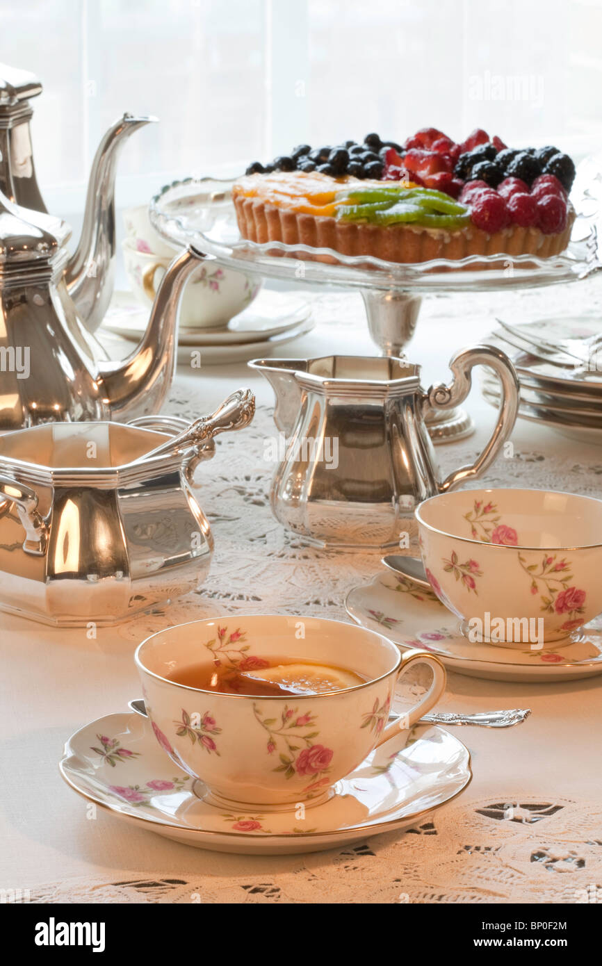 Elaborate tea set hi-res stock photography and images - Alamy