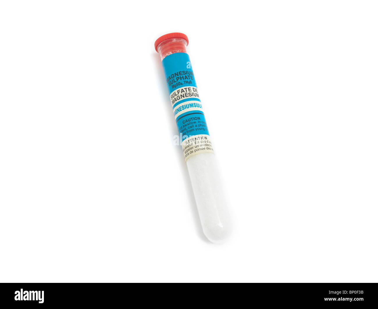 Tube of Magnesium Sulphate Stock Photo Alamy