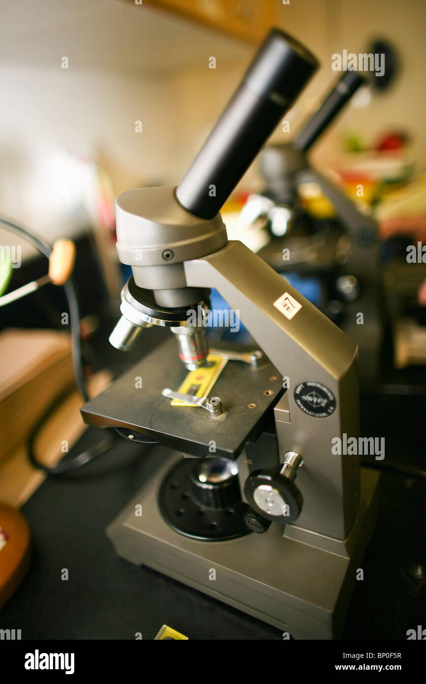Microscopes Stock Photo