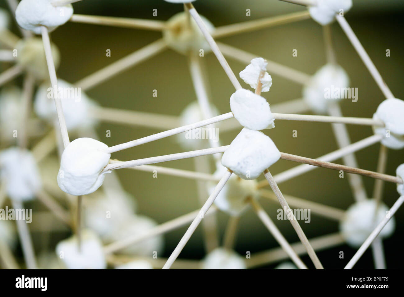 Molecule model Stock Photo