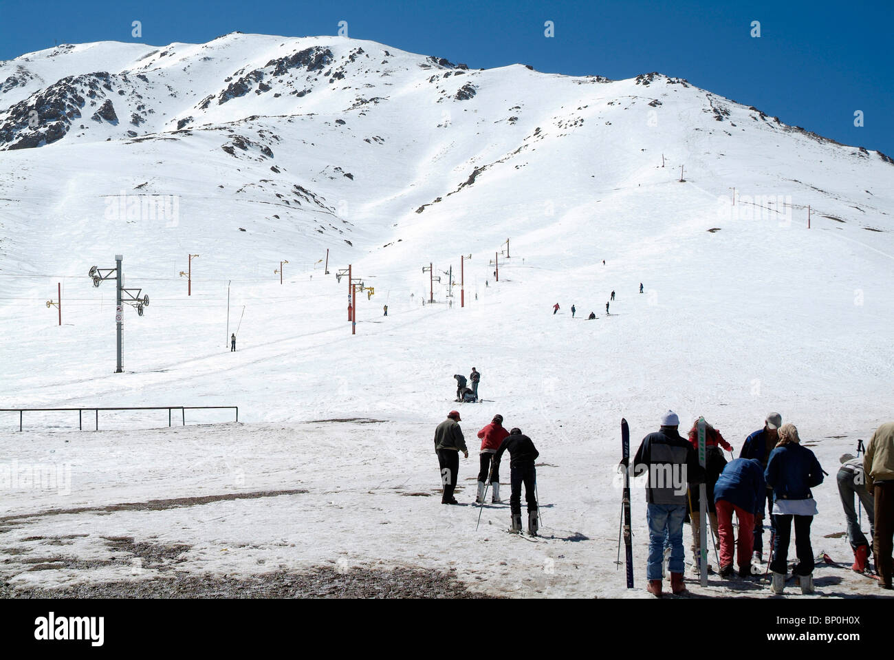 Morocco, Oukaimeden ski resort Stock Photo Alamy