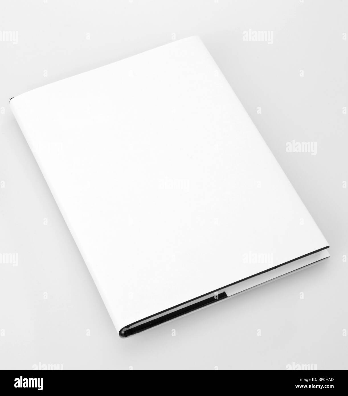 Blank book cover white Stock Photo Alamy
