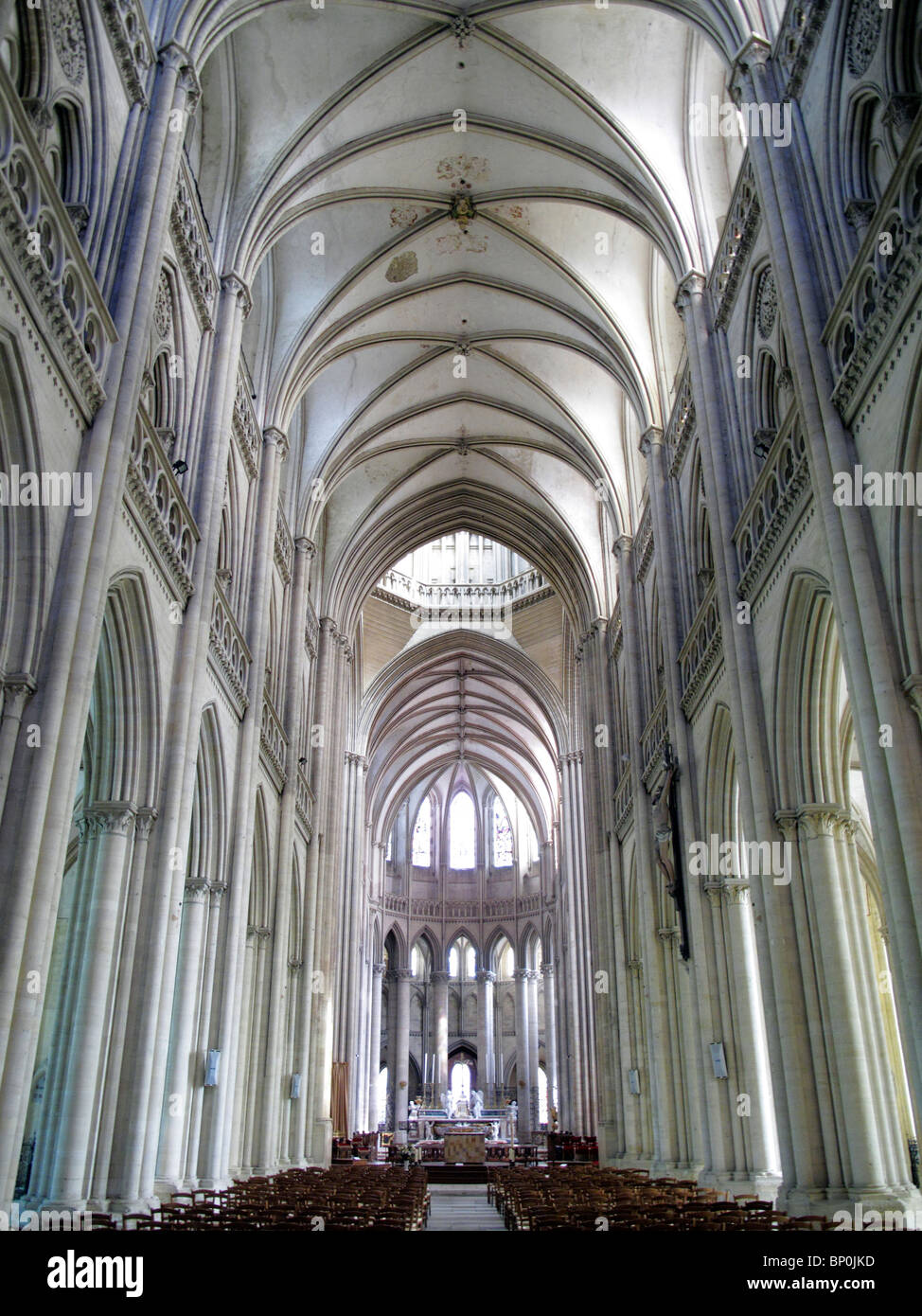 France, Basse-Normandie, Manche, Coutances, cathedral Stock Photo
