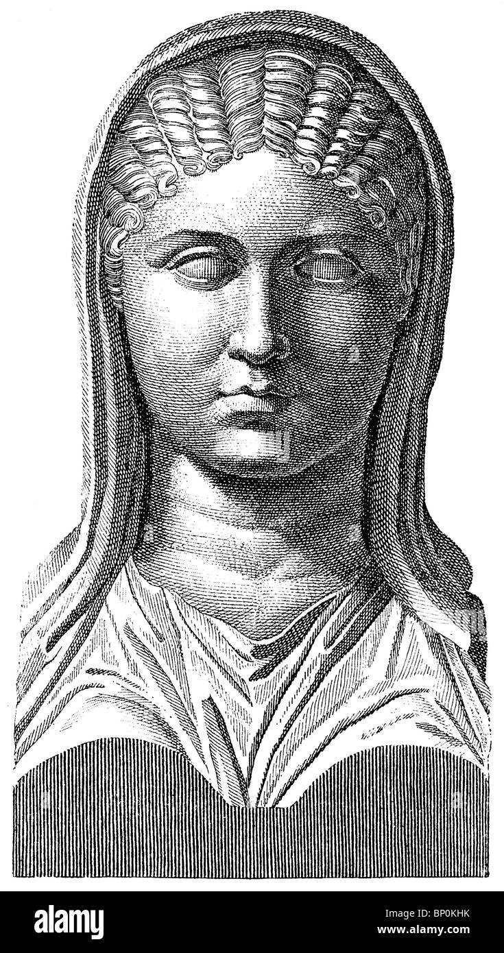 Aspasia (ca. 470 BC – ca. 400 BC), Athenian woman and friend of Pericles Stock Photo