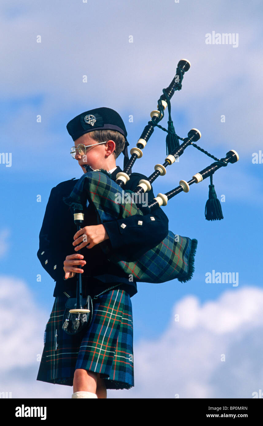 A Highland Gathering, Invergordon, Ross & Cromarty, Scotland Stock Photo