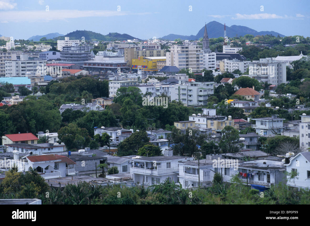 Vacoas Phoenix town. Mauritius Island. Indian Ocean Stock Photo Alamy