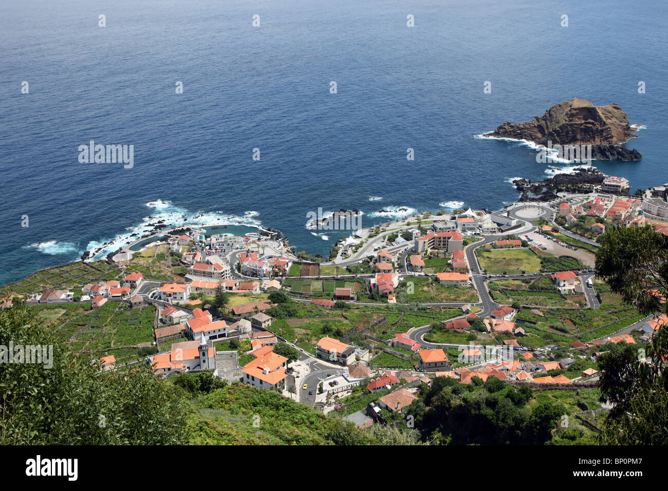 Porto Moniz Madeira Stock Photo