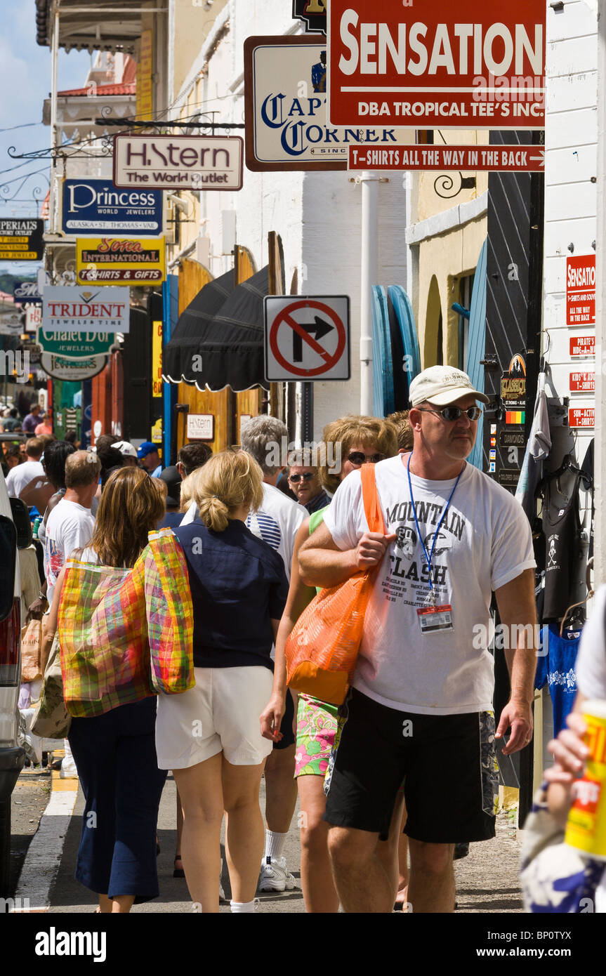 Duty free shopping in Charlotte Amalie, St. Thomas, US Virgin Islands