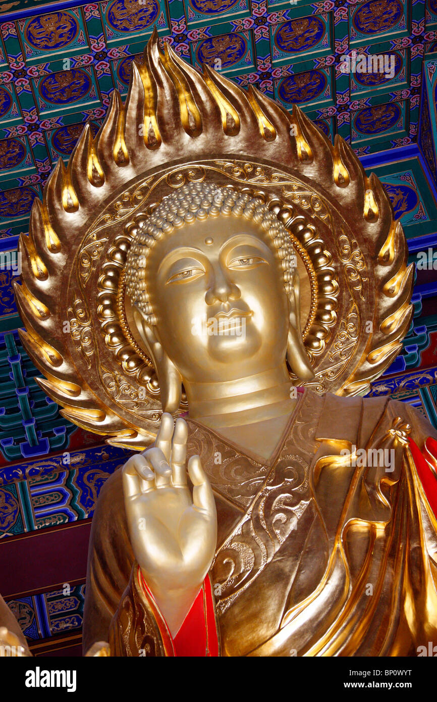 China, Yunnan province, Dali, Chong Sheng Temple, Bodhisattva statue Stock Photo