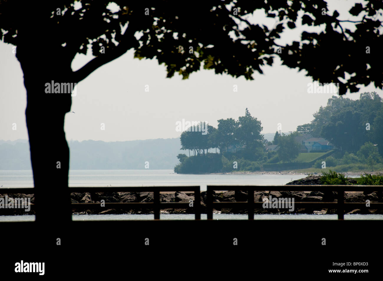 Scenic Lake Ontario shore Rochester NY USA Stock Photo Alamy