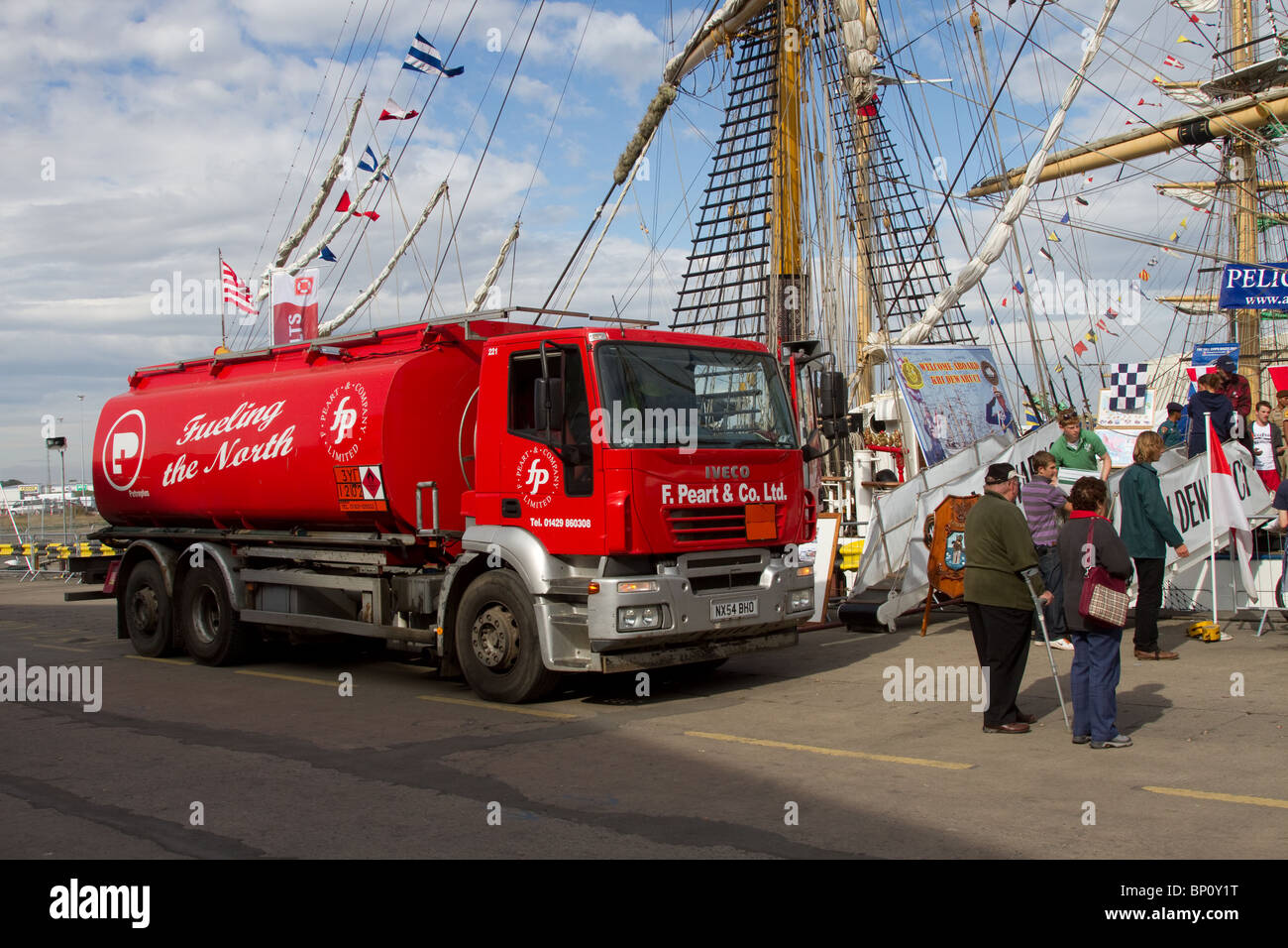 KRI Dewaruci at Hartlepool 2010 Tall Ships Race, Village and Marina