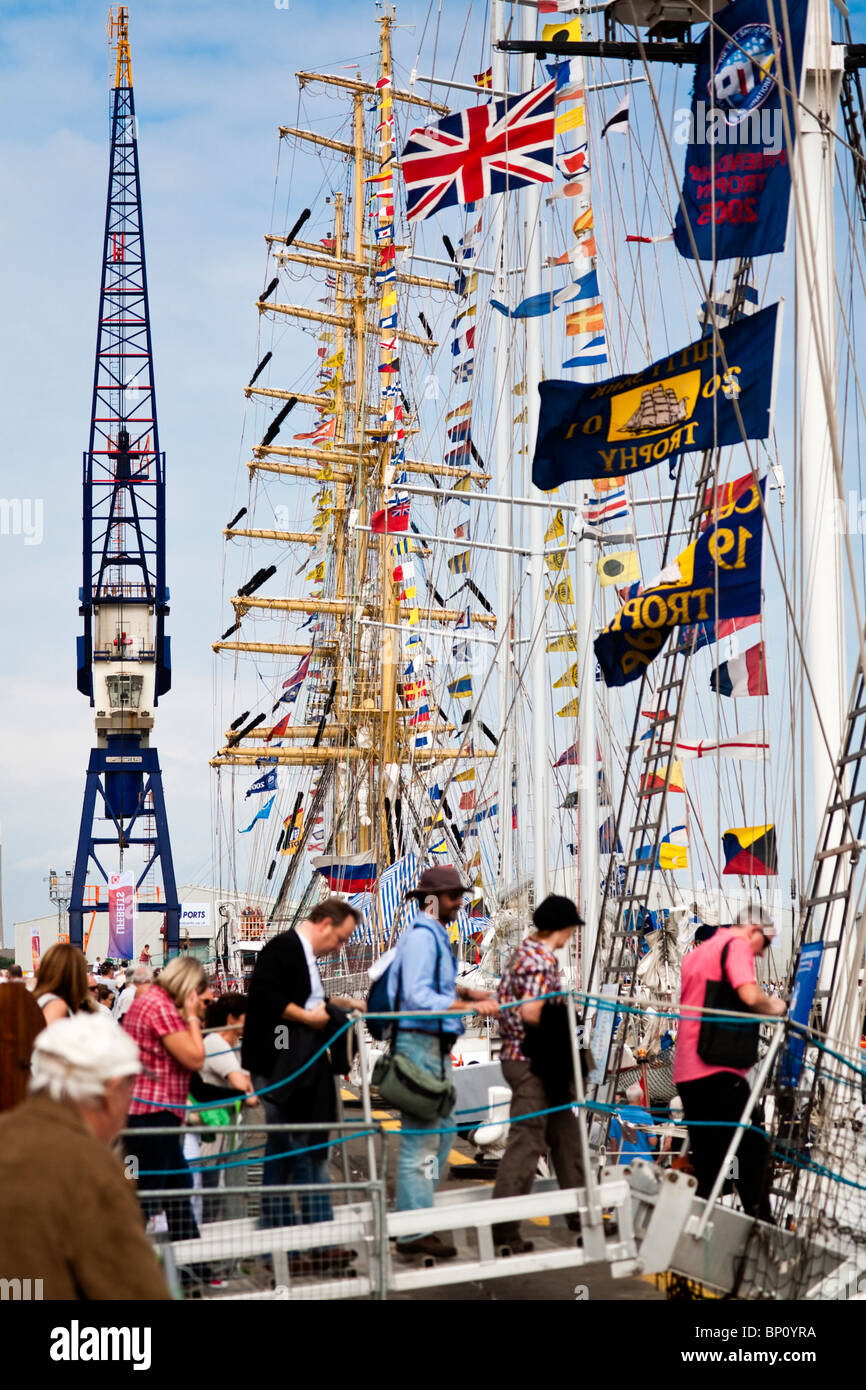 Tall Ships Race 2010, Hartlepool, Cleveland, North East England, UK