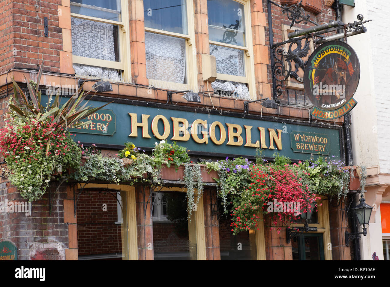 The Hobgoblin pub in Canterbury, Kent Stock Photo Alamy