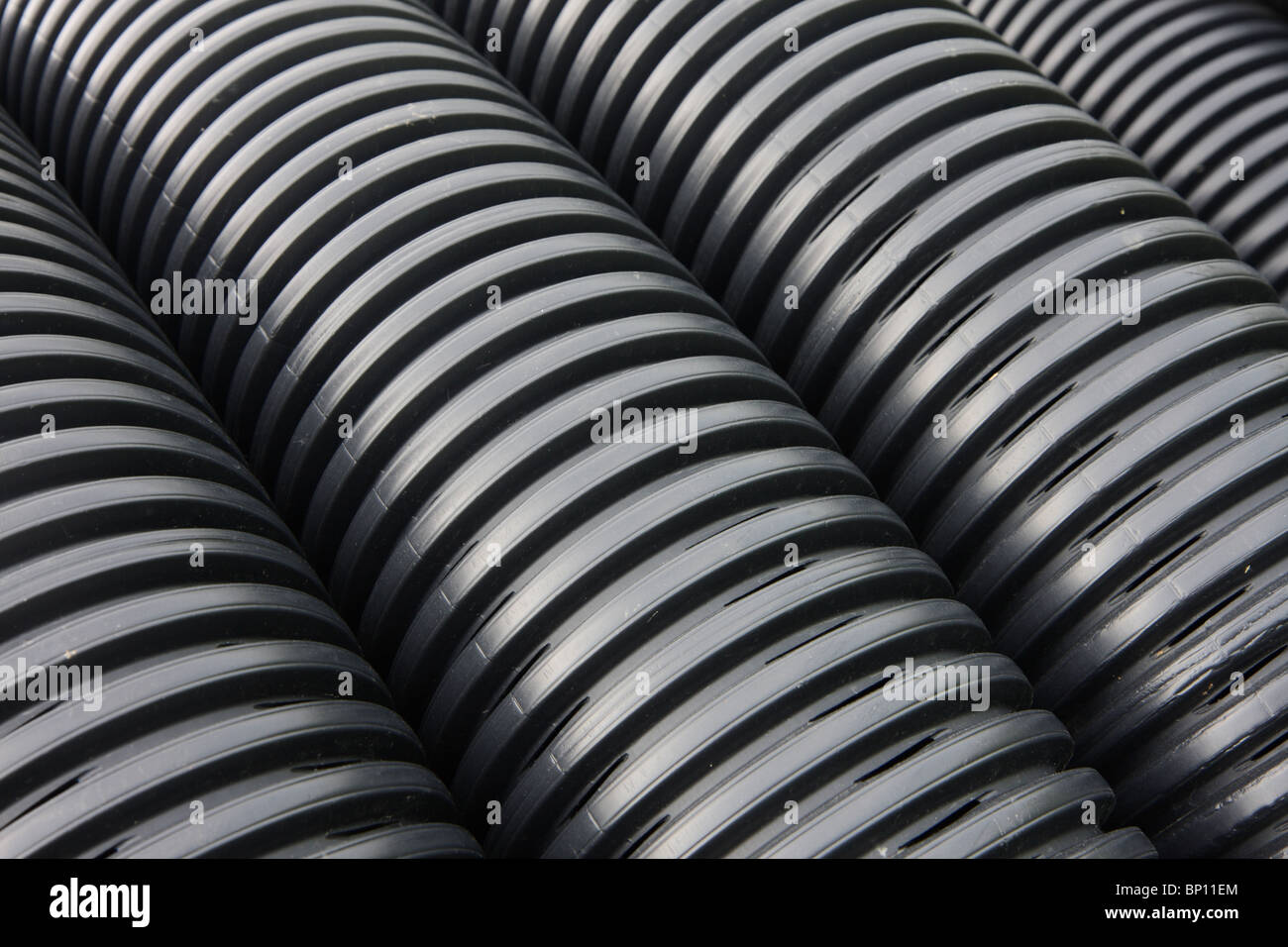 Black drainage pipes Stock Photo Alamy