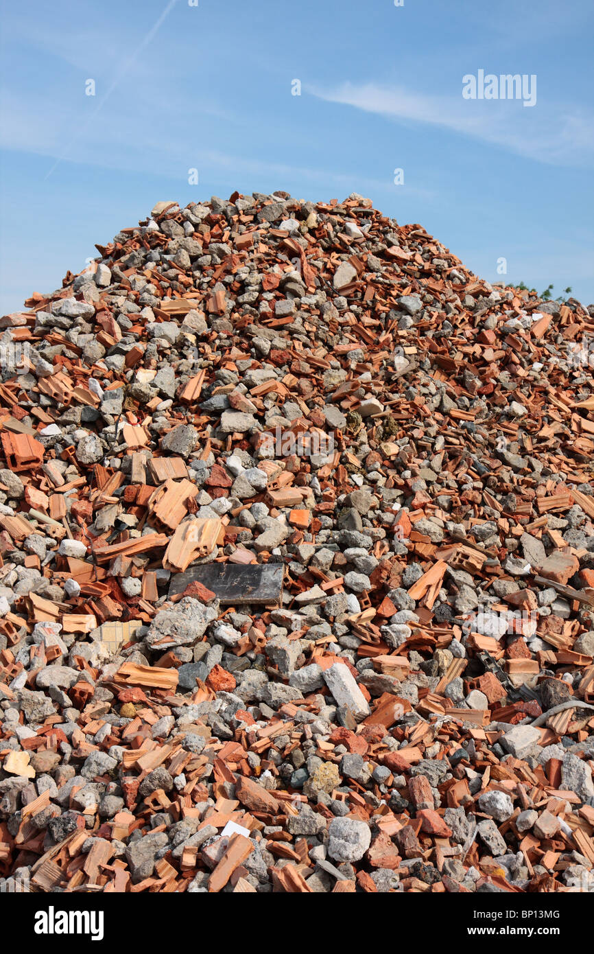 Construction garbage Stock Photo Alamy