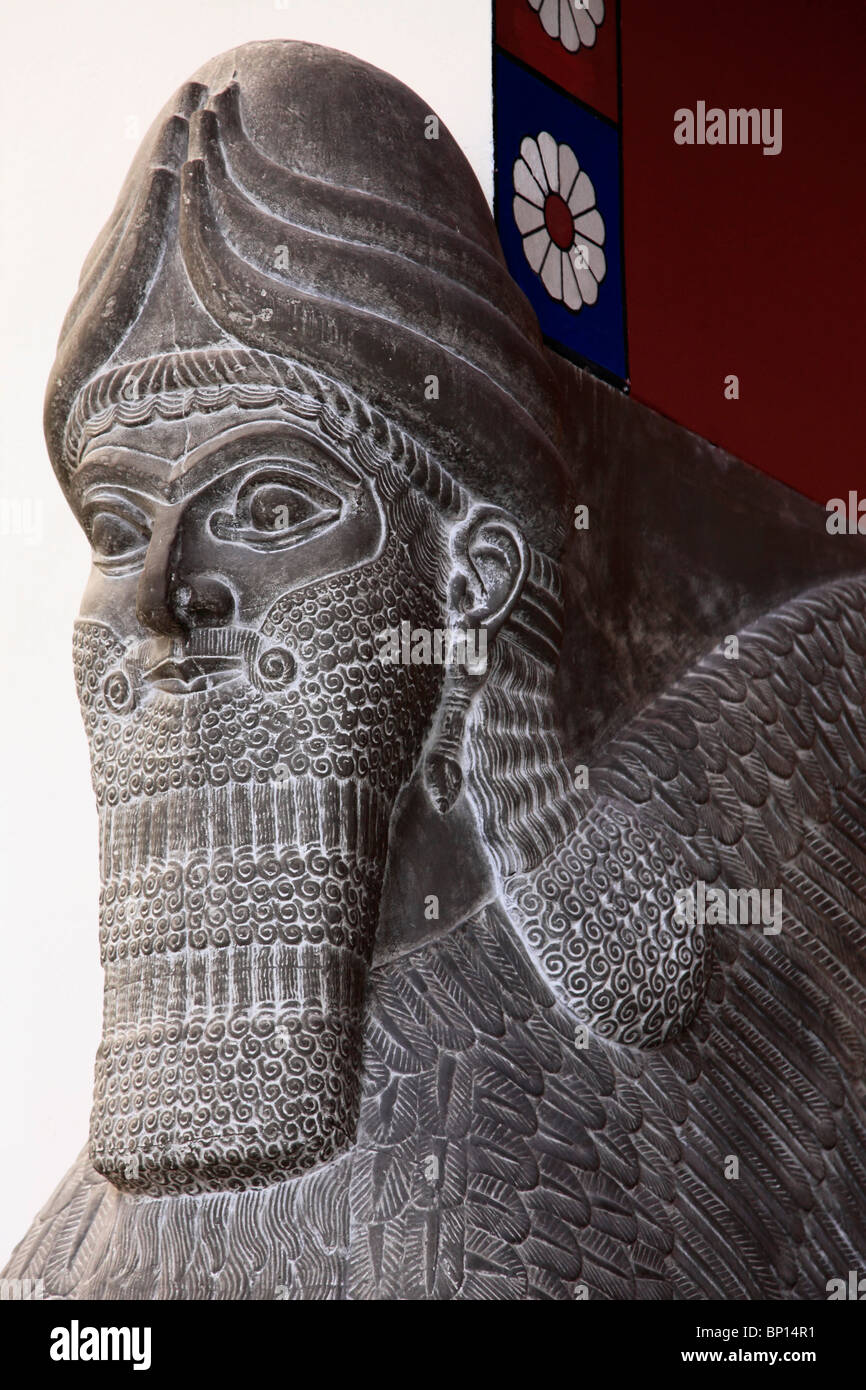 Germany, Berlin, Pergamon Museum, Assyrian Palace Chamber Stock Photo