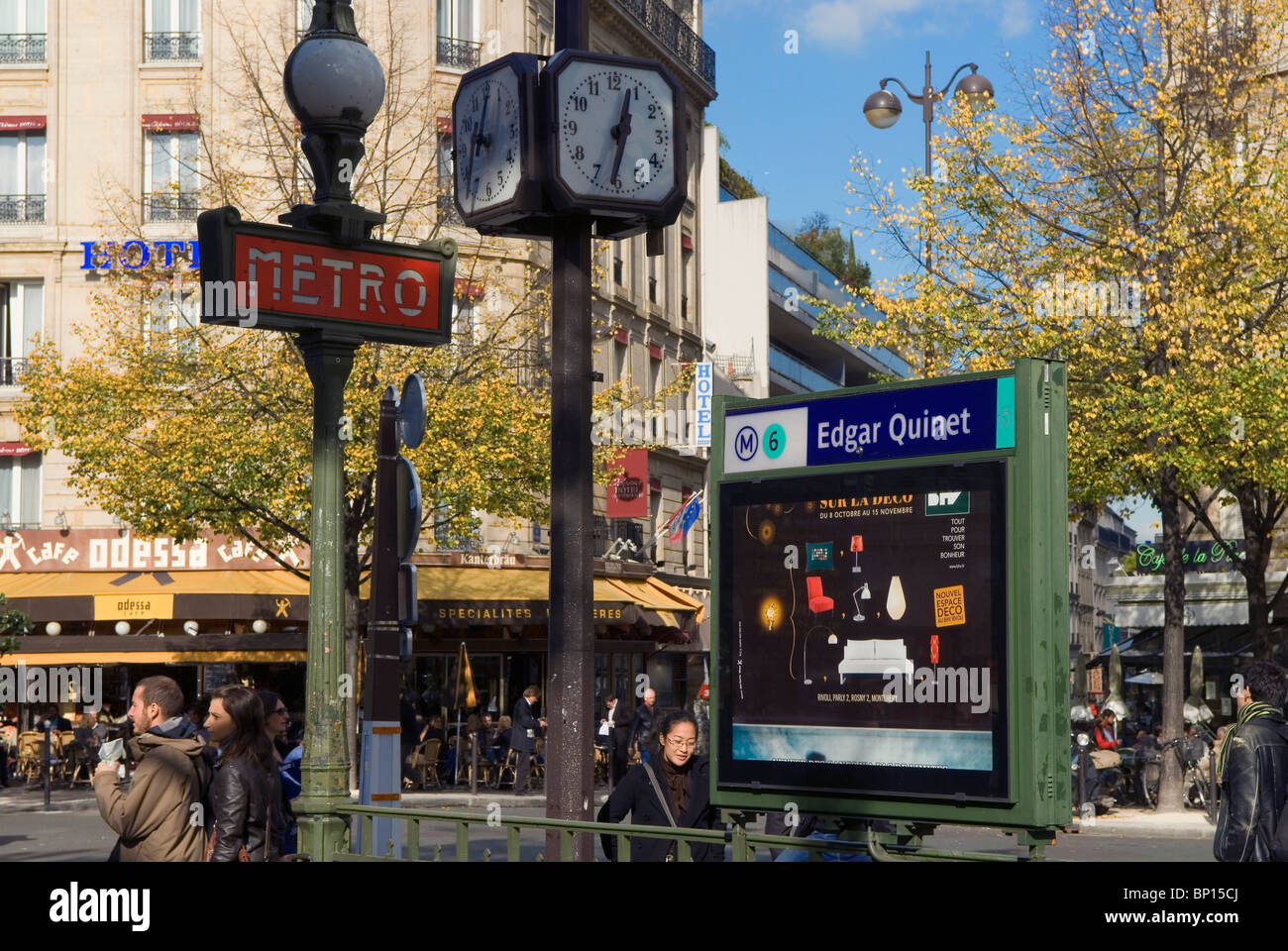 France, Paris, underground station Stock Photo Alamy