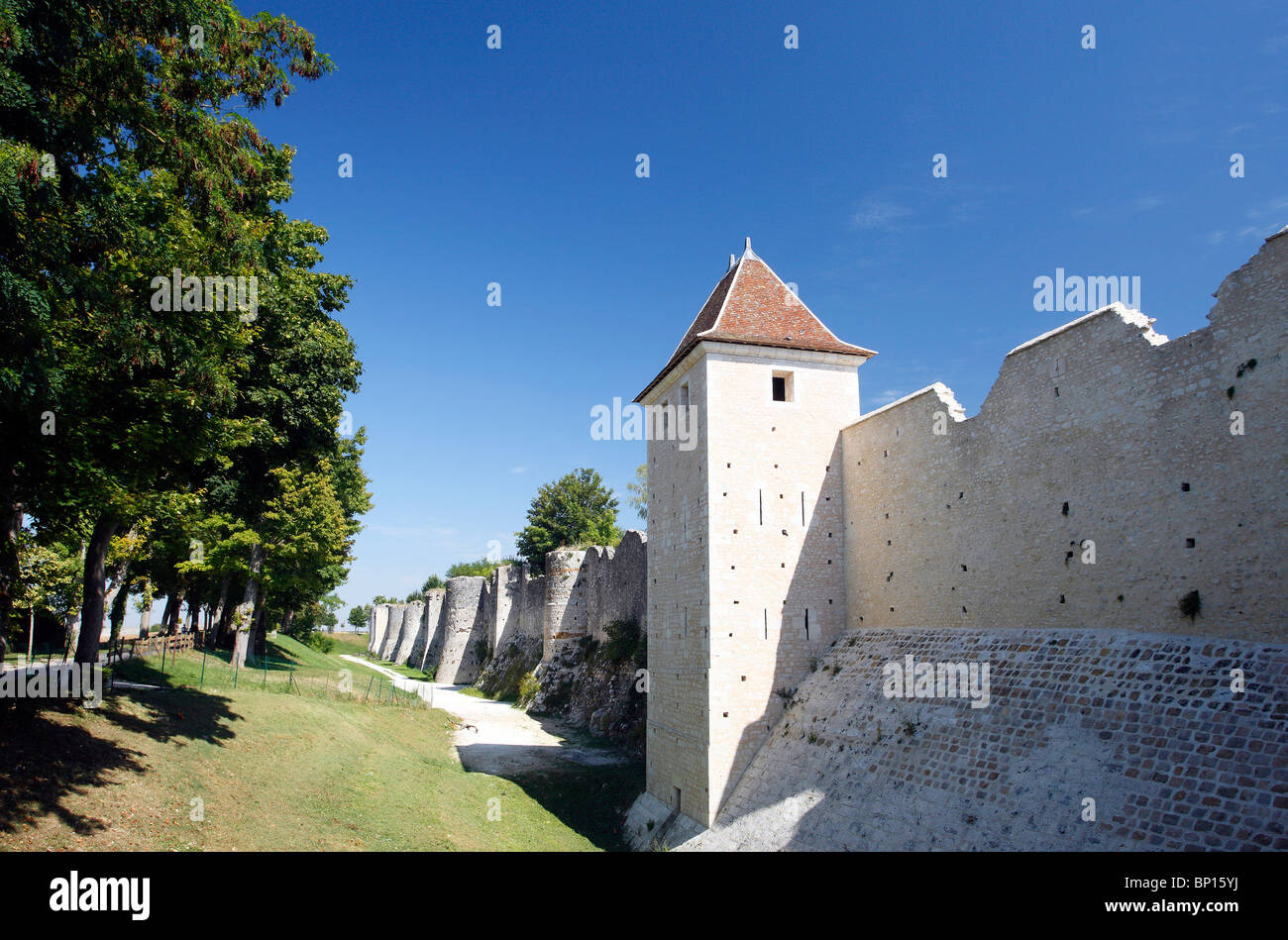 France Paris Region Seine Et Marne Provins Medieval City Walls Stock Photo Alamy